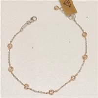 Bracciale Vidali Gioielli Donna in Oro bianco Zircone BROR-34 - BROR-34